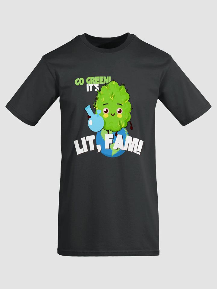 Lit Green Plant Bong Tee product image (3)