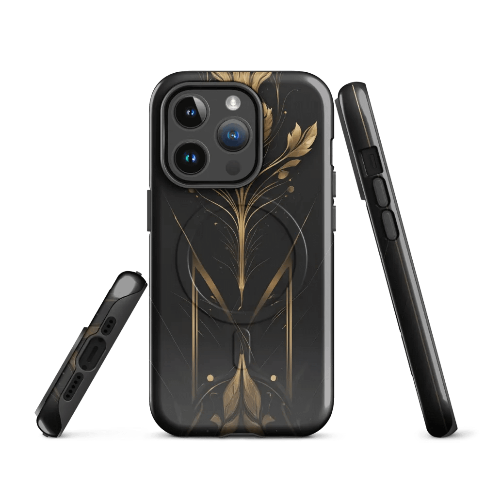 MagSafe® Tough Case for iPhone – Midnight Flora product image (1)