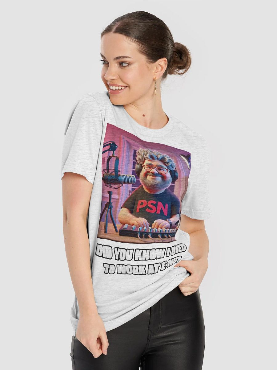 WORK AT E-MU? Cartoon Character T-Shirt product image (77)