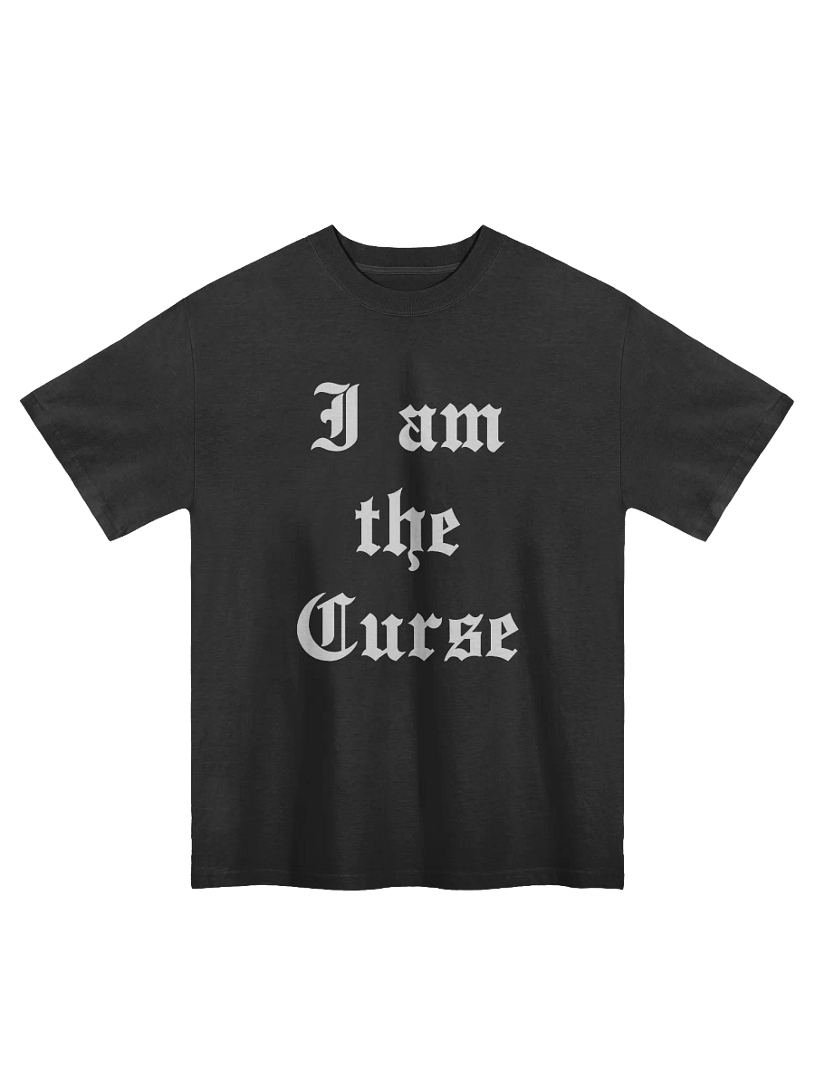 I Am The Curse Faded Oversized T shirt product image (1)