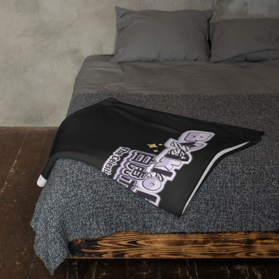 Throw Blanket - Byakko Howaito - Full Black Edition product image (23)