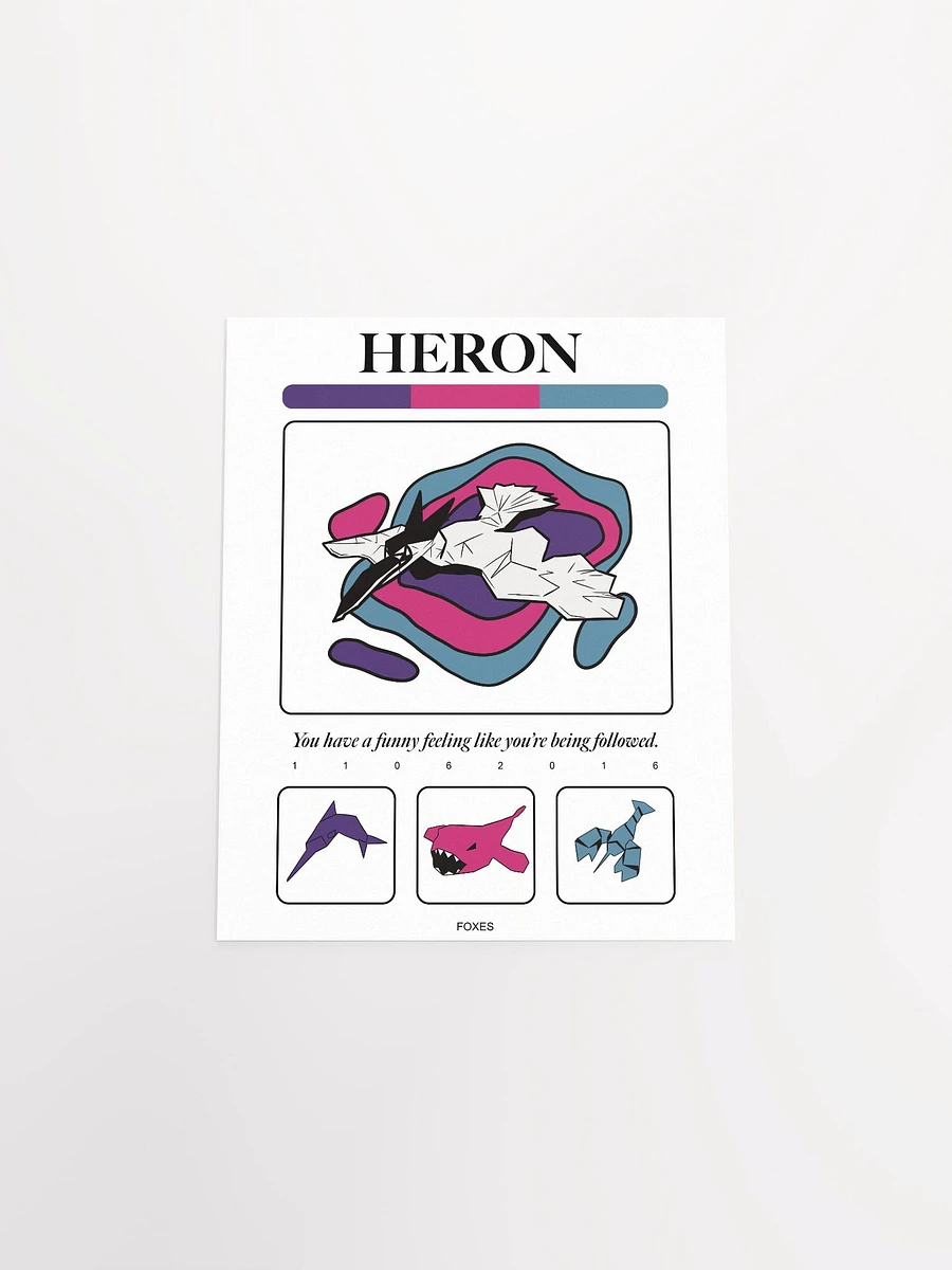 Heron - Poster (White) product image (10)