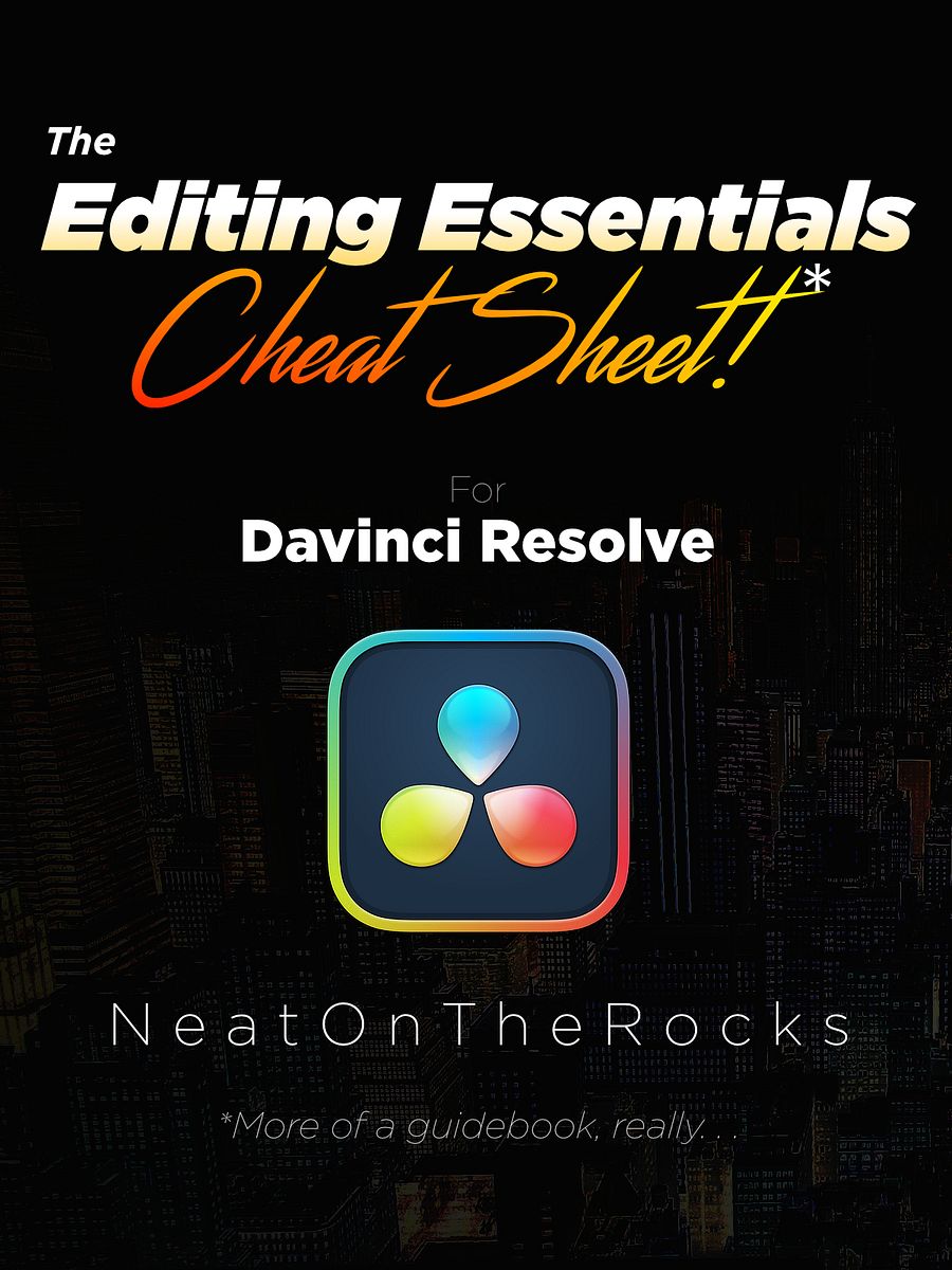 The Editing Essentials Cheat Sheet and Guidebook for Davinci Resolve (+Plugins!) product image (1)
