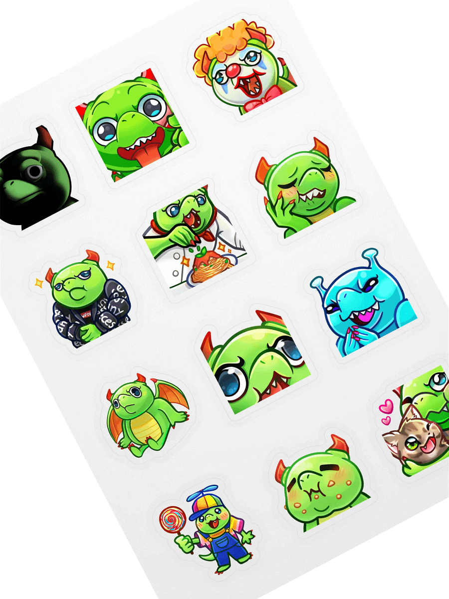 StickerDaSheet Emote pack 1 product image (1)