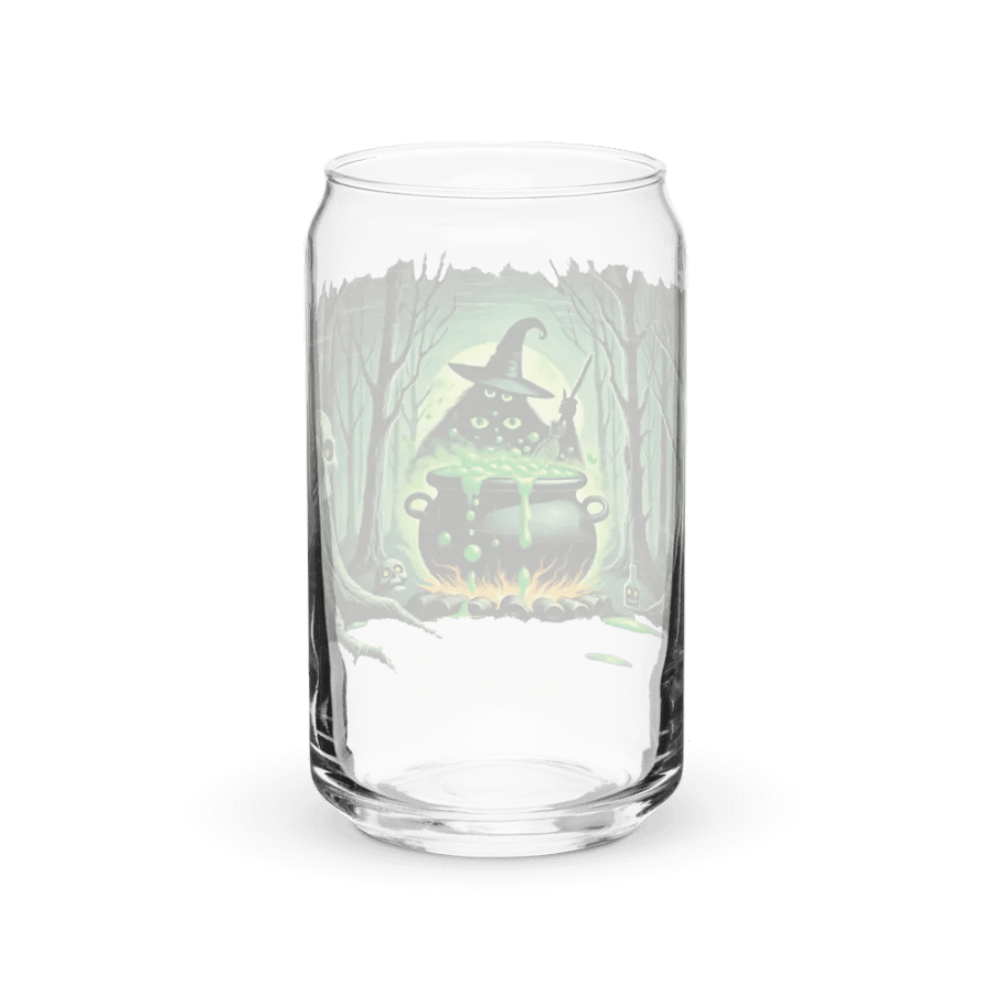 Cauldron Monster Halloween Brew Glass (Distressed Look) product image (8)