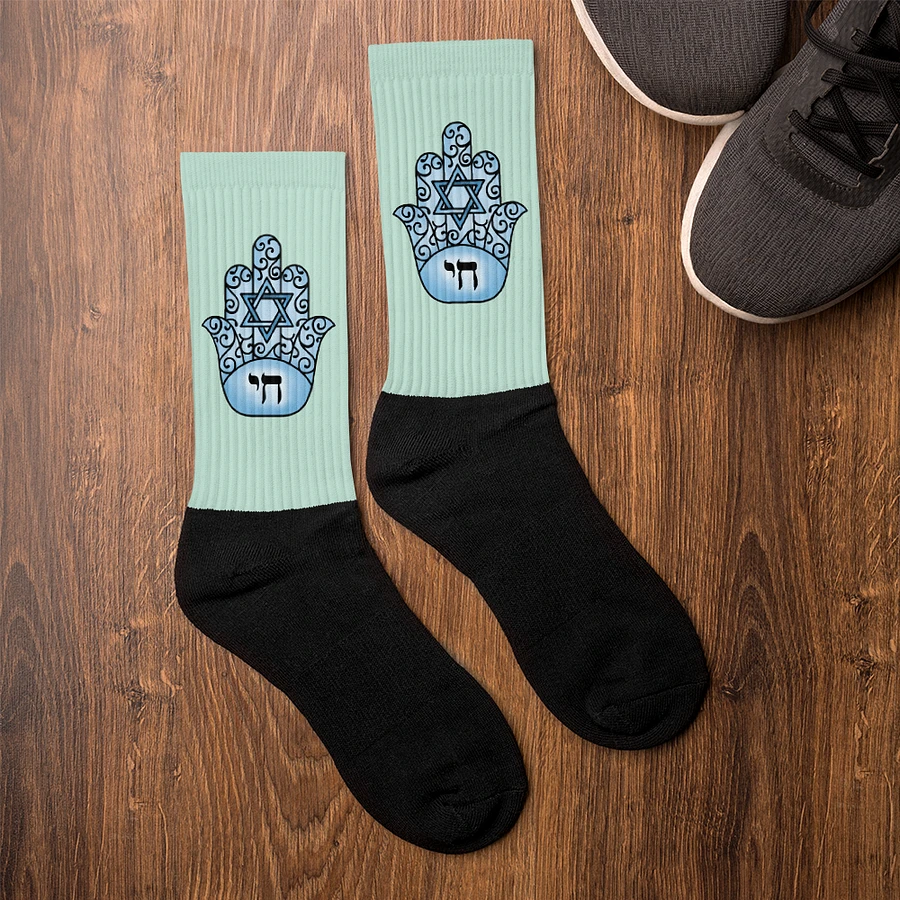 Chai Socks- Hamsa in Blue product image (6)