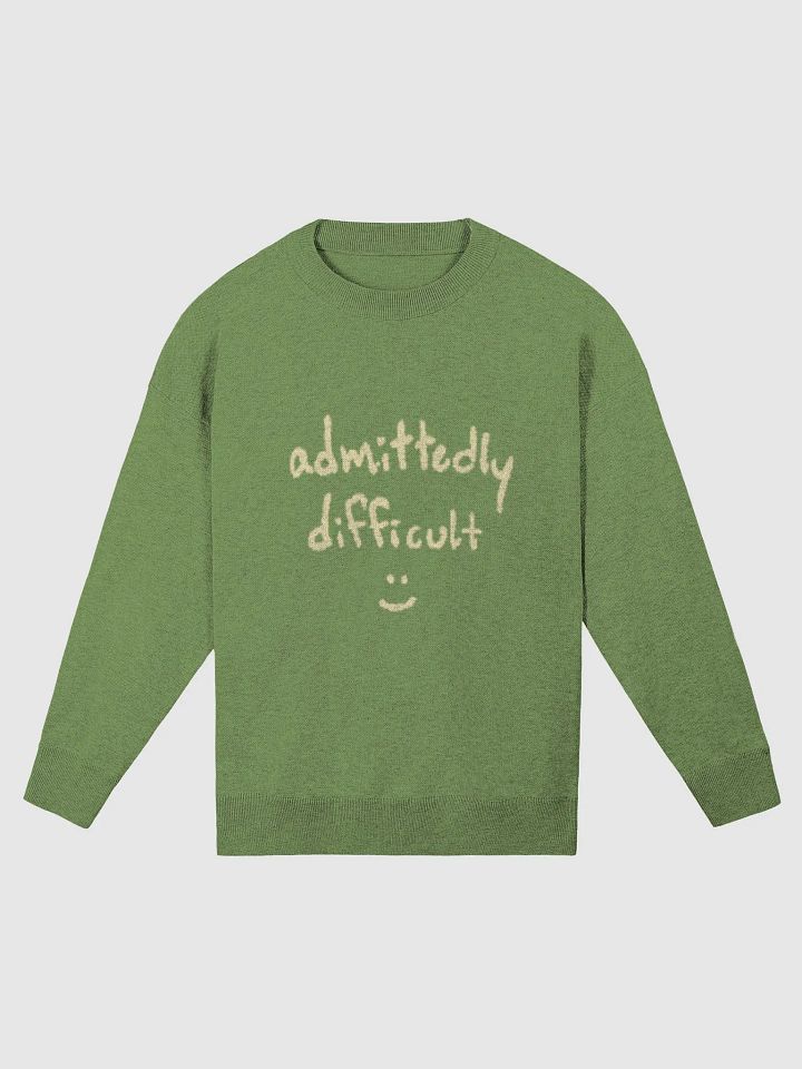 admittedly difficult (meadow) knitwear relaxed crewneck product image (1)
