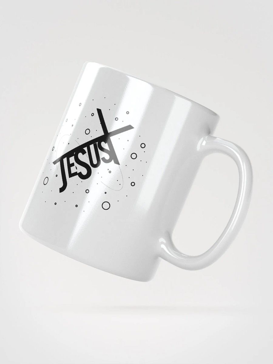 White Jesus Glossy Mug product image (5)