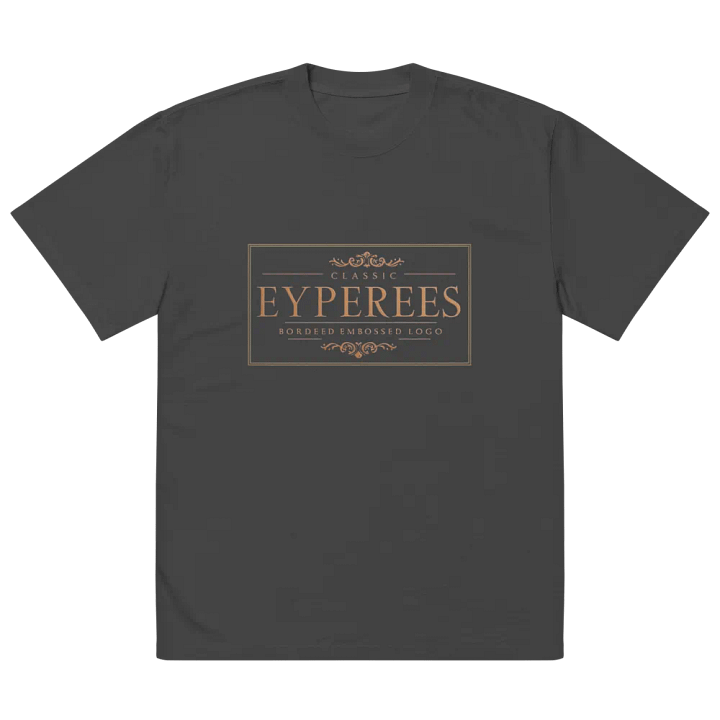 Elegant Embossed Logo Faded T-Shirt product image (2)