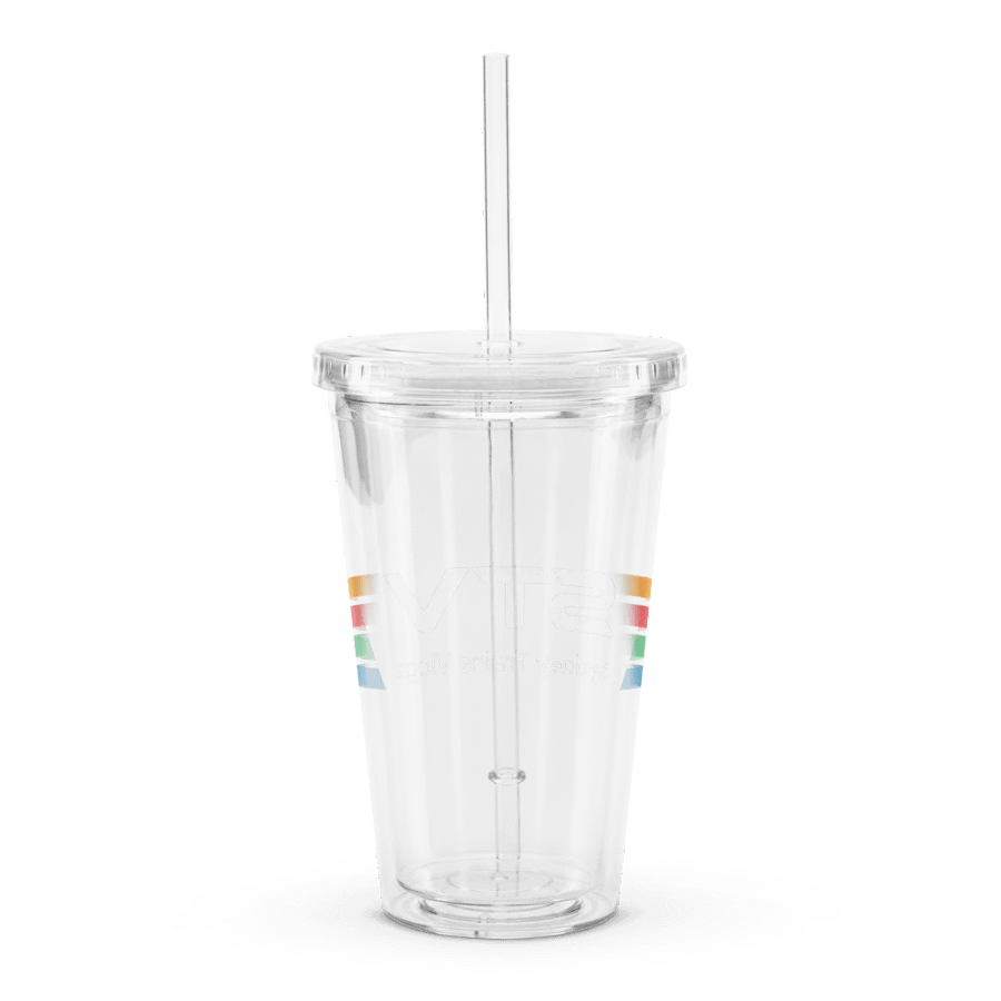 STV Double Wall Clear Plastic Tumbler product image (3)