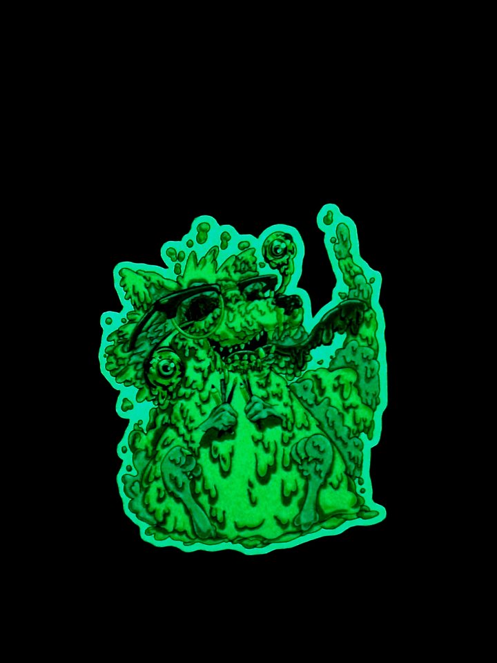 Boogerboi- Glow in the Dark Exclusive Vinyl Sticker product image (1)
