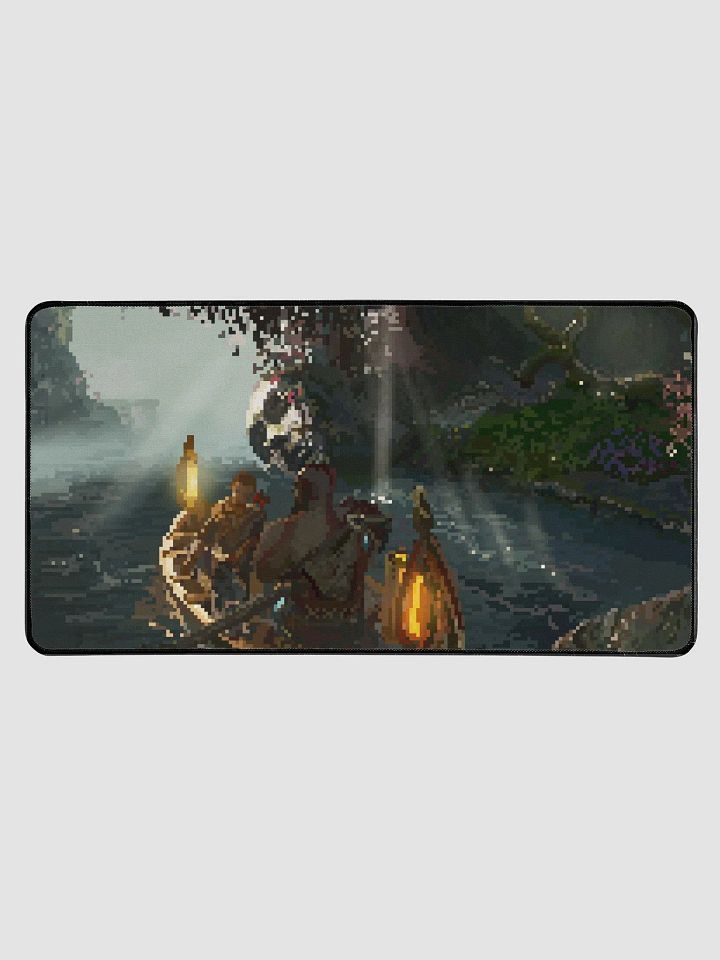 "Kratos & the Boy in Alfheim" Desk Mat product image (1)