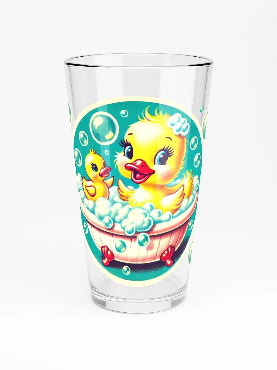 Ducky in a Bubble Bath 16 oz Glass - Adorable Glassware product image (3)
