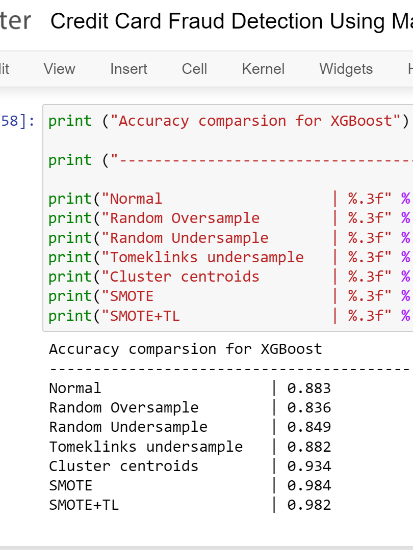 Credit Card Fraud Detection Using Machine Learning Project product image (12)