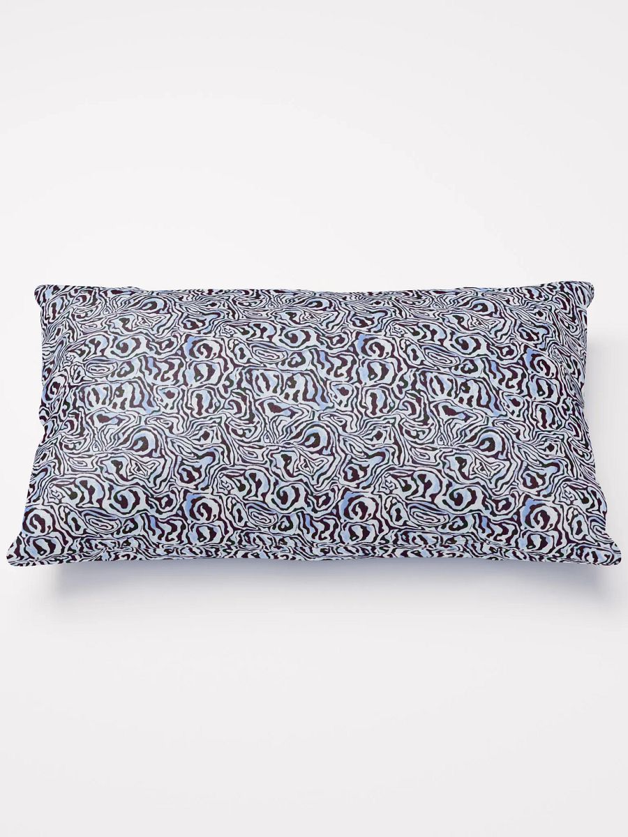 Blue Black Snake Pattern Pillow product image (3)