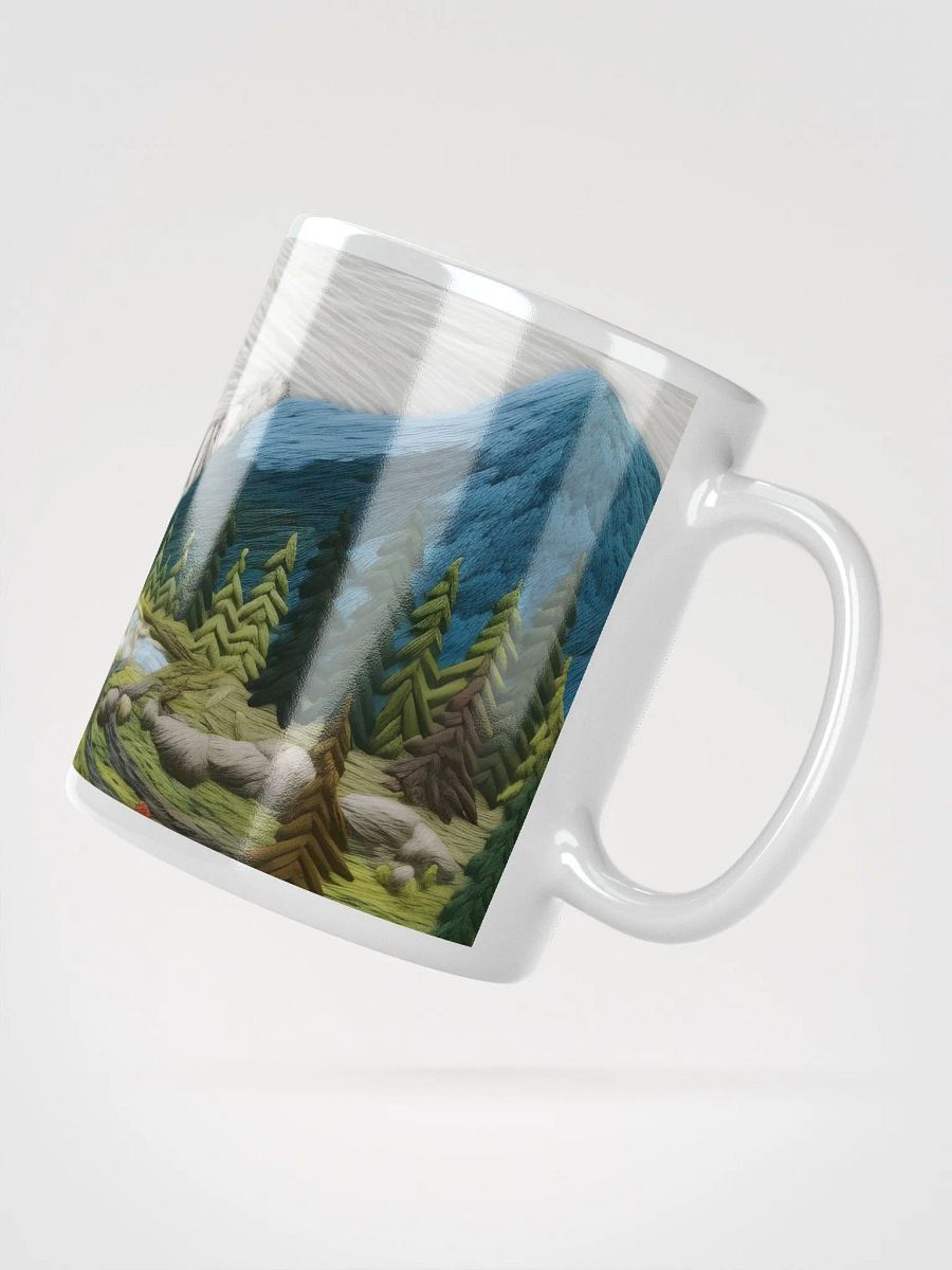 Mountain Serenity Embroidered Mug product image (3)