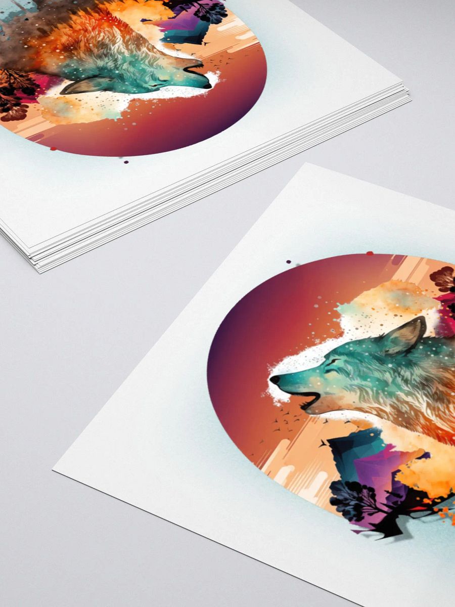 Sunset wolf product image (4)