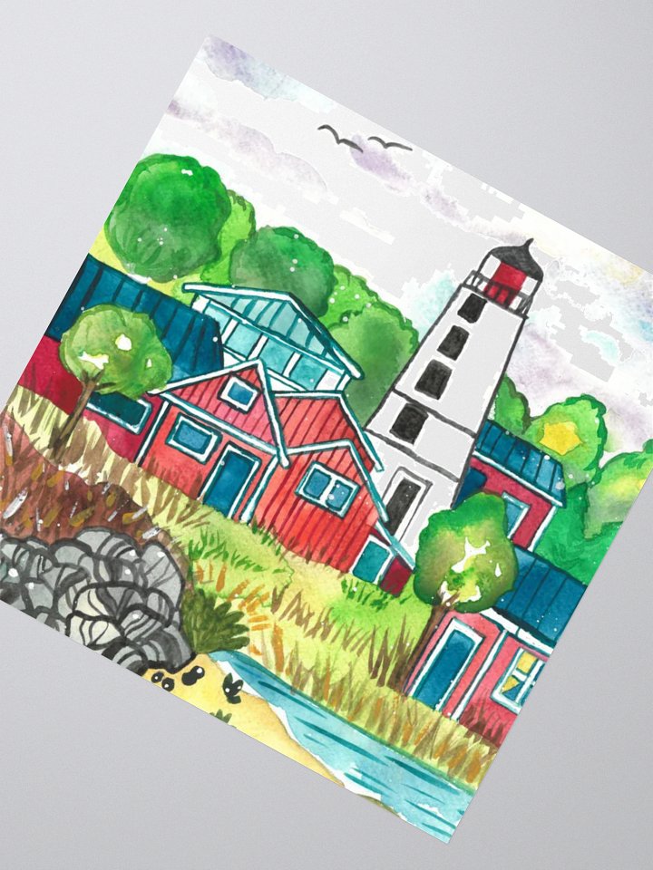 Fishing Village Sticker product image (4)