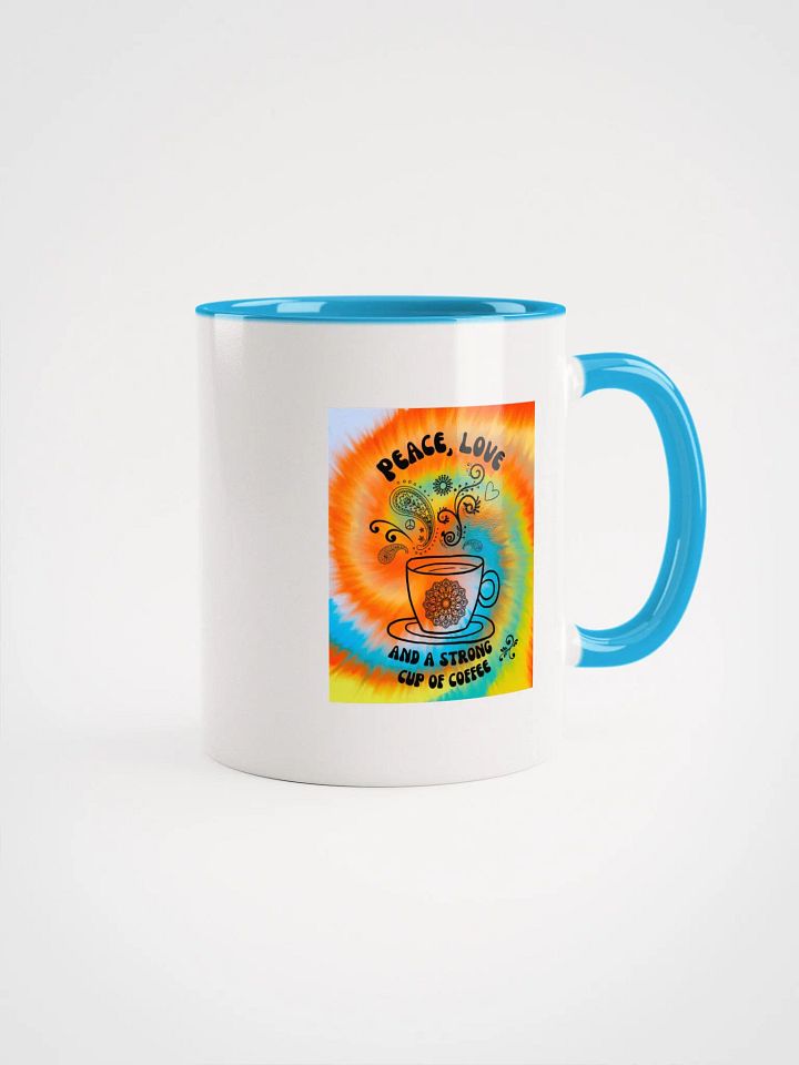 Peace, Love, and Coffee Bliss Ceramic Mug product image (3)