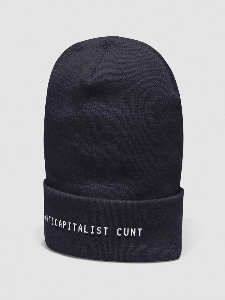 ANTICAPITALIST C*NT cuffed beanie product image (27)