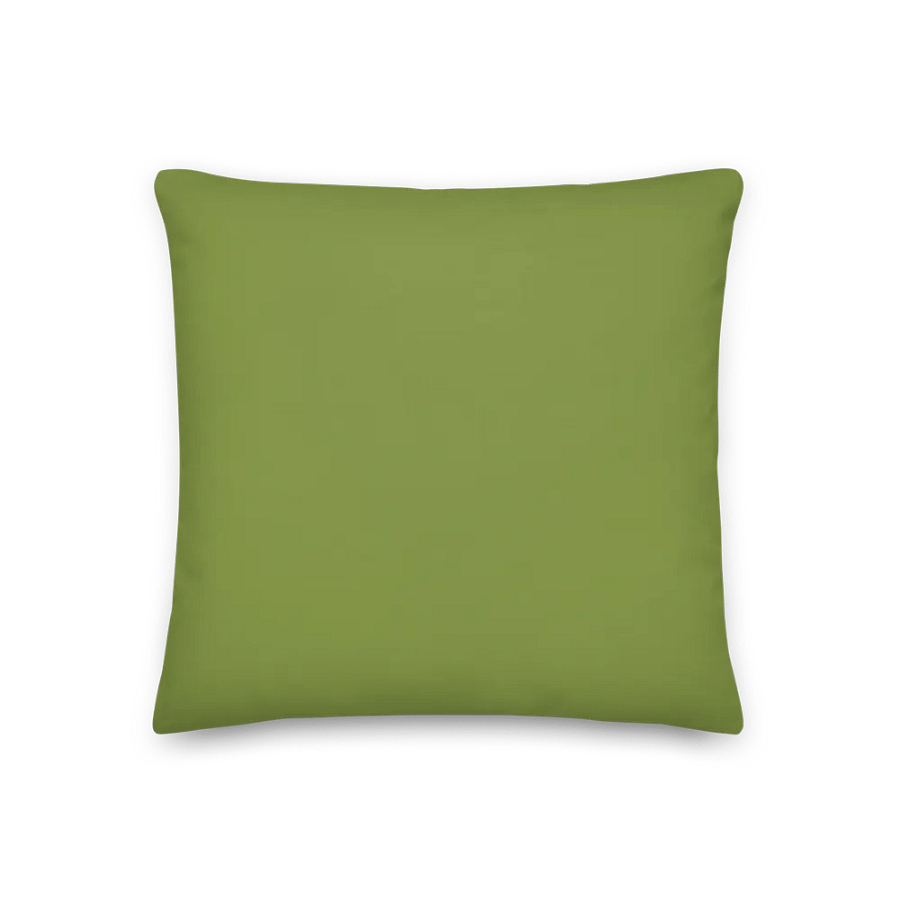 Vintage-Style Holiday Pillow – Green & Red Christmas Pattern product image (2)