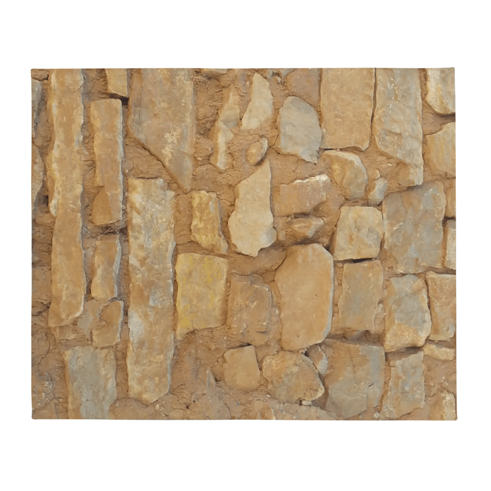 "Choco" Stone Wall Throw Blanket product image (2)