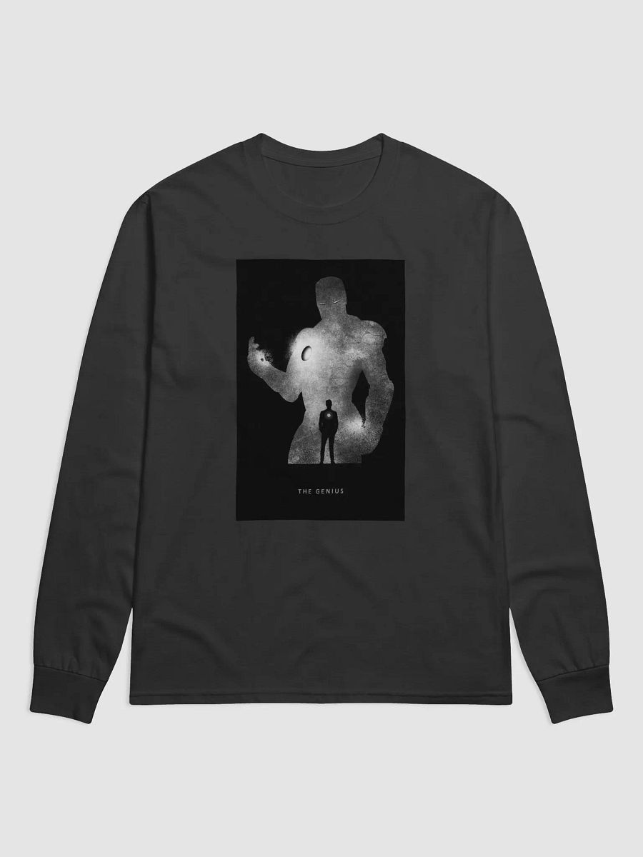 Tony Stark The Genius Silhouette Long Sleeve product image (2)