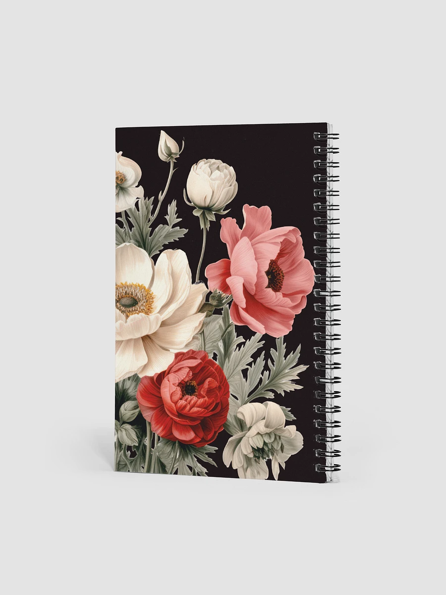 Golden Floral Notes Spiral Notebook product image (2)