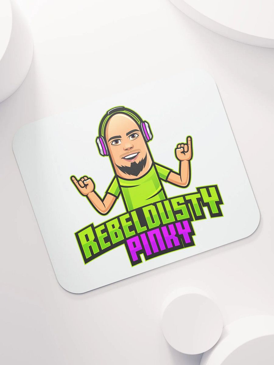 RebelDustyPinky Logo Mouse Pad product image (7)