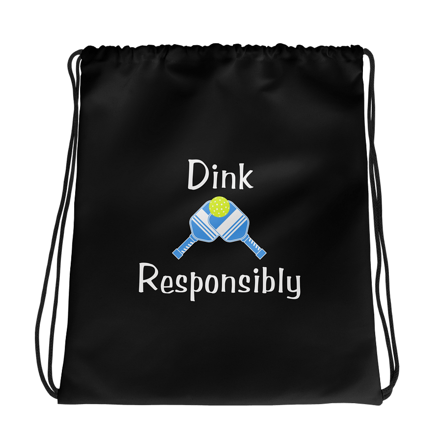 Dink Responsibly Drawstring Bag product image (1)