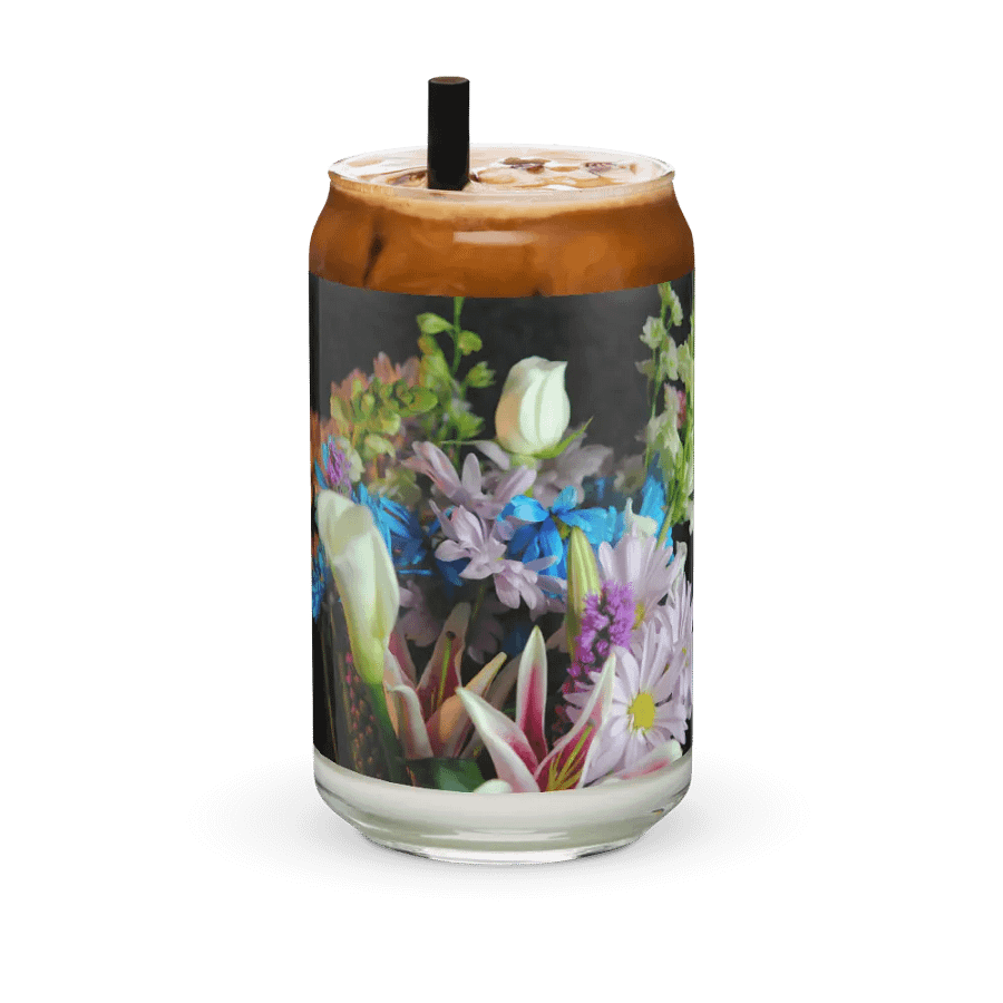 Flowers 292 Can Shaped Glass product image (6)