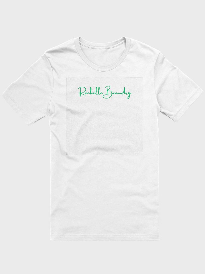 Rachelle Beaudry Signature Green Cursive Bella+Canvas Supersoft T-Shirt product image (1)