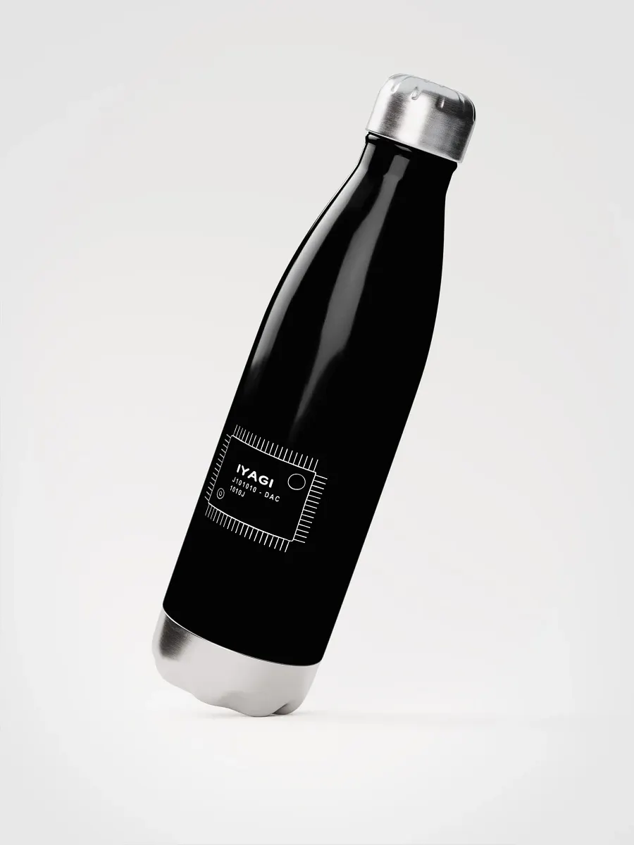 iyagi DAC Chip Stainless Water Bottle (black) product image (1)