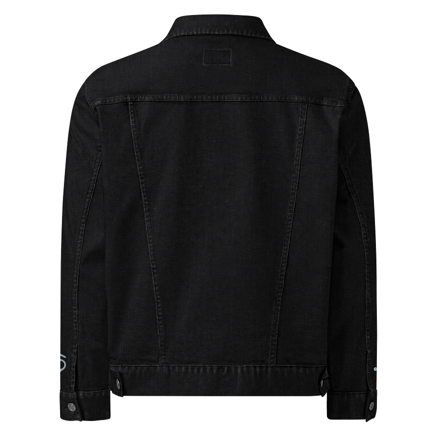 Symmetrical Crab Line Drawing Denim Jacket product image (4)