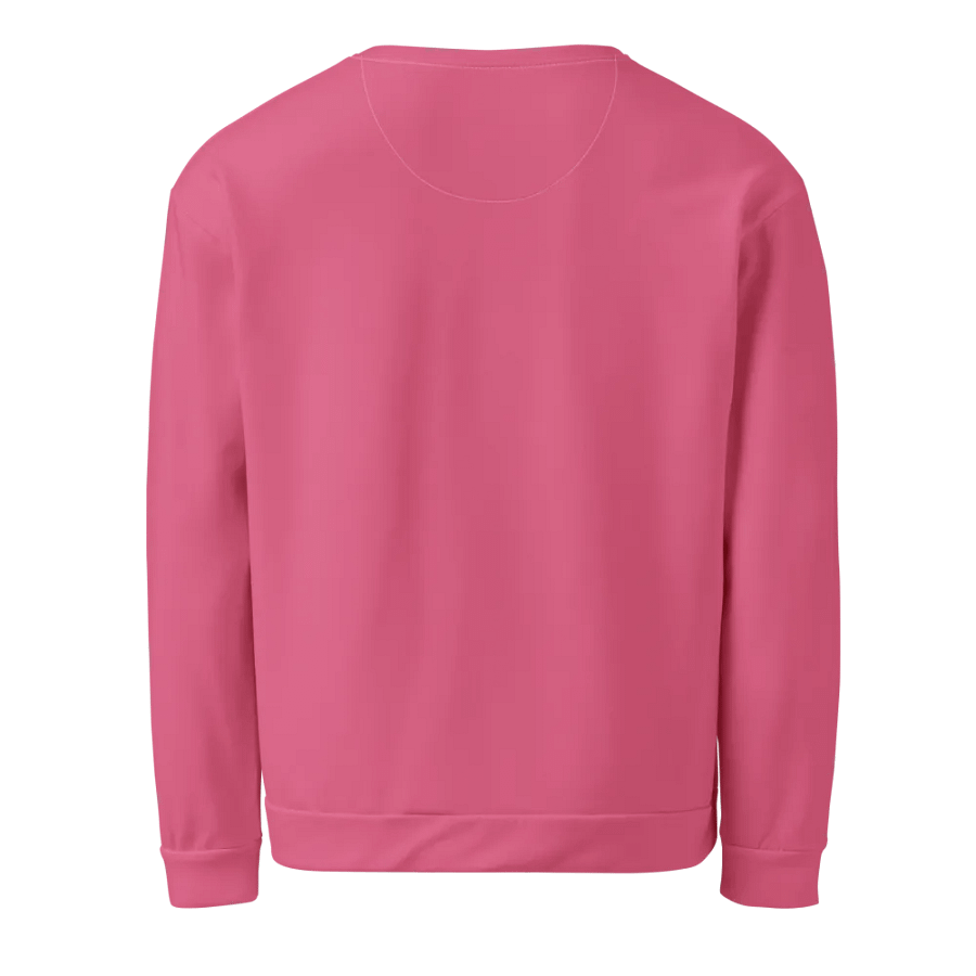 Plain Rosy Blush Pink Soft Summer Unisex Recycled Polyester Heavyweight Premium Sweatshirt by Treasure Pie product image (3)