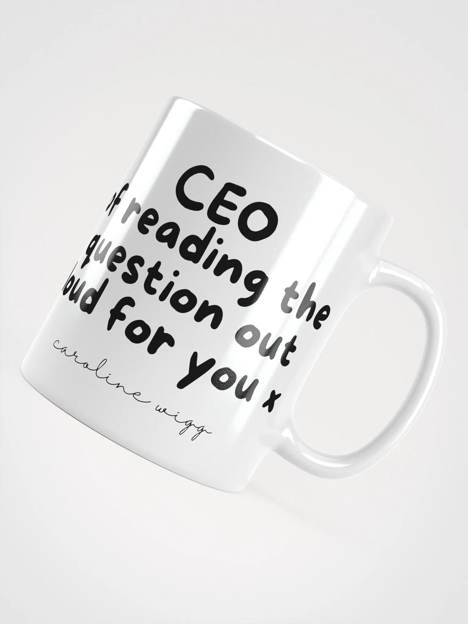 Reading The Question Aloud Mug - White product image (10)