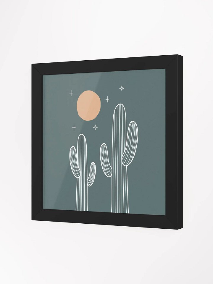 Celestial Cacti Framed Poster product image (46)