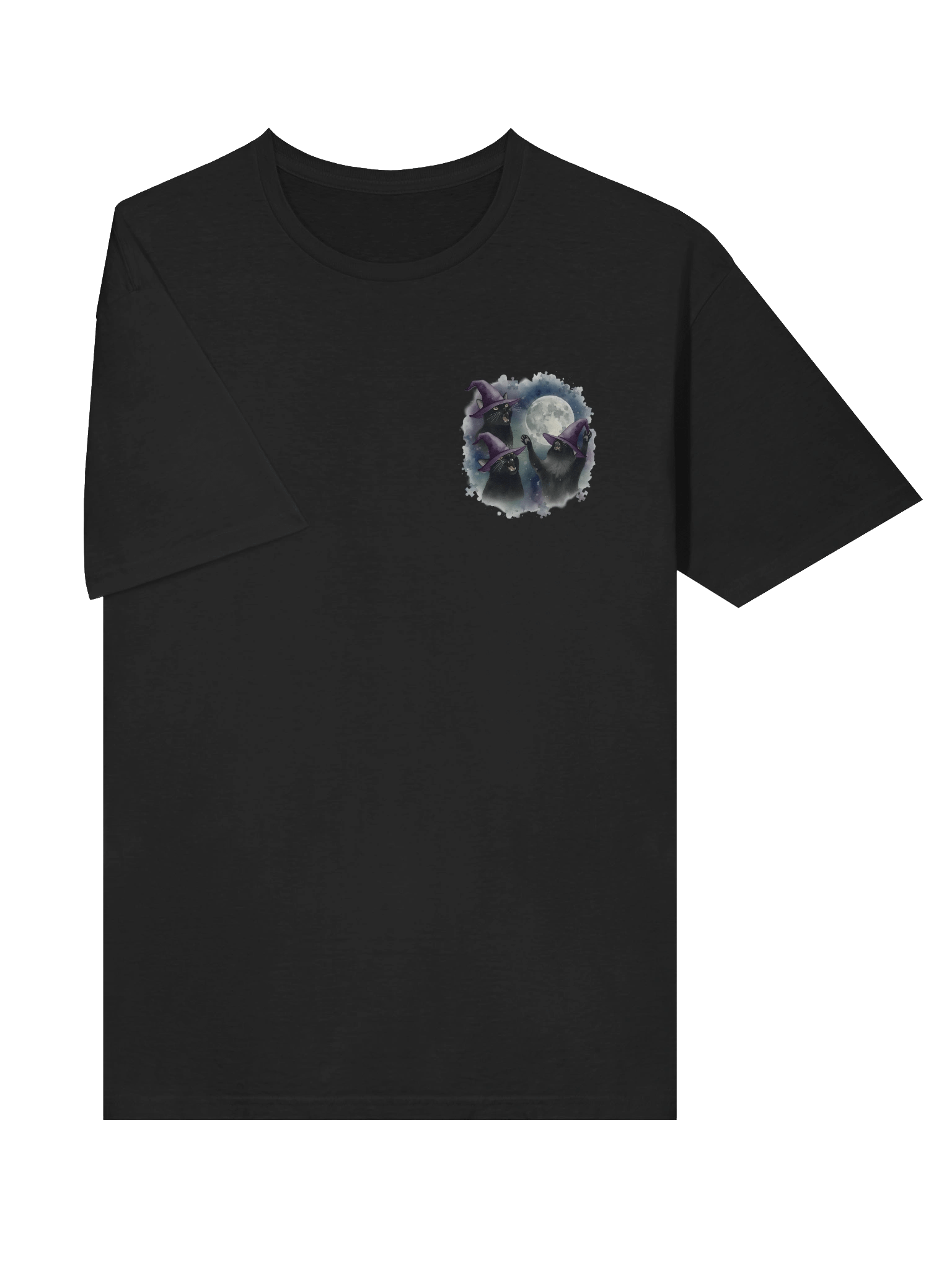 Halloween Cats Howling Unisex T-Shirt product image (5)
