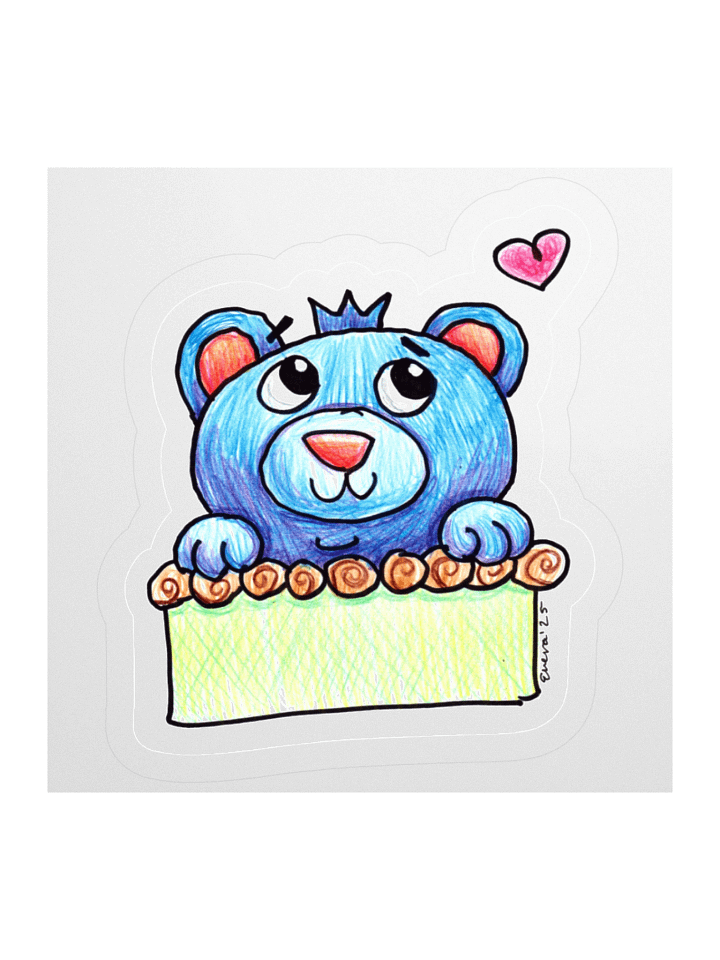 BlueBEARy Pie Sticker product image (1)
