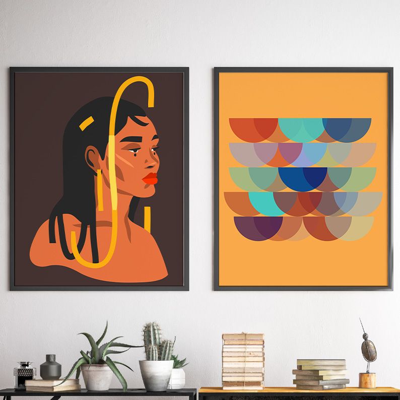 Eclectic Cactus Gallery Wall Set of 9 DIGITAL Prints product image (6)