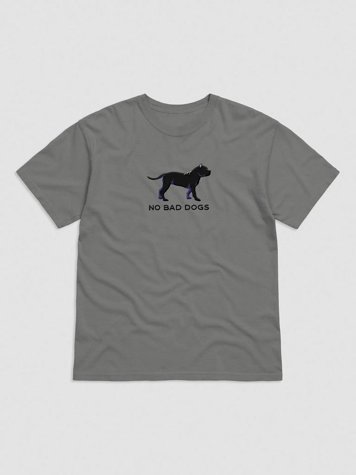No Bad Dogs T-Shirt(Embroidered) of an American Bully(Black) product image (3)