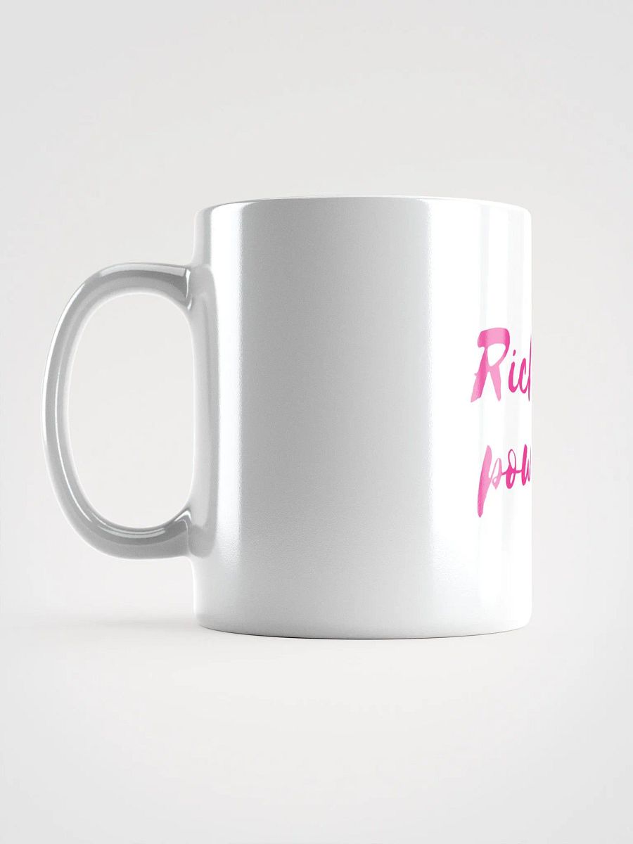 Rich and Powerful White Glossy Mug product image (6)