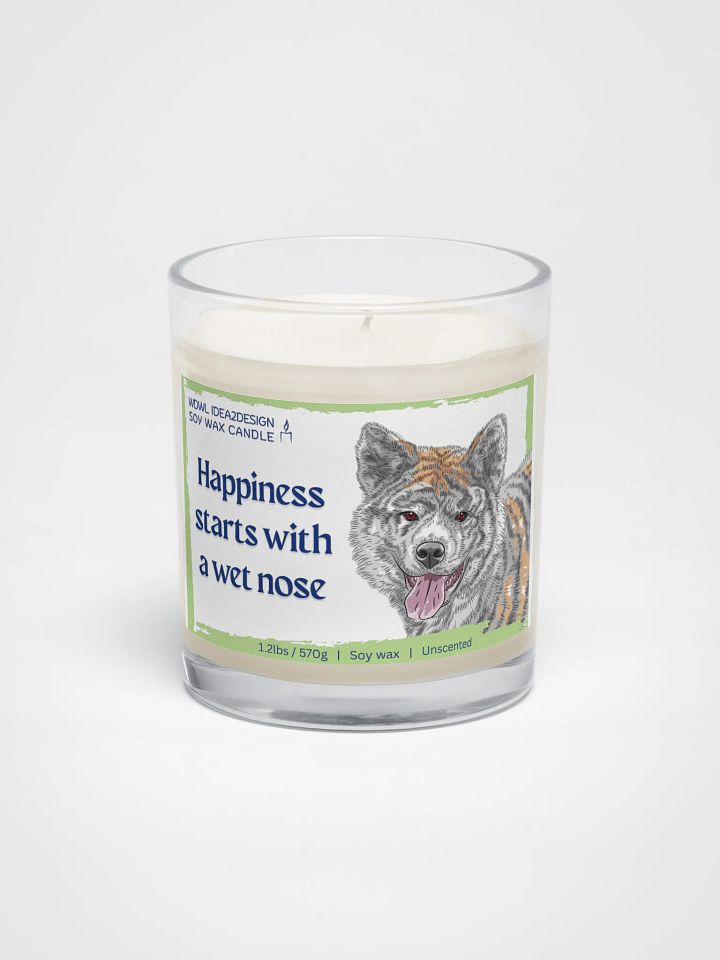 Akita Inu Dog Lover Best Gift, Large Capacity, Great Value & Eco-Friendly Candle – 1.2 lbs of Pure Serenity product image (1)