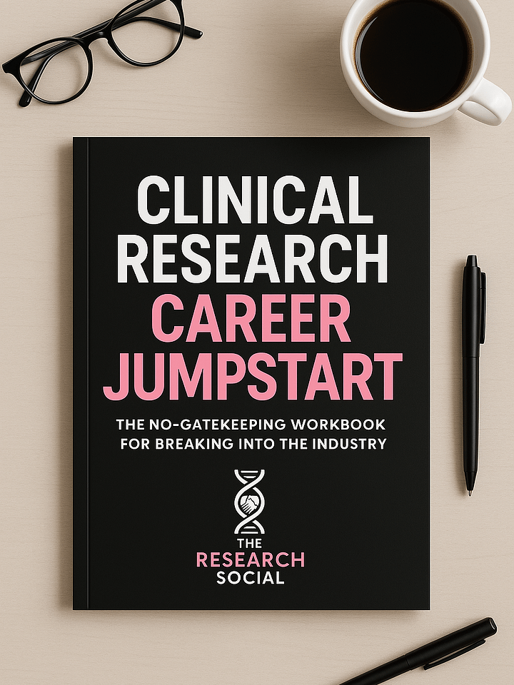 Clinical Research Career Jumpstart The No-Gatekeeping digital Workbook for Breaking Into the Industry product image (1)