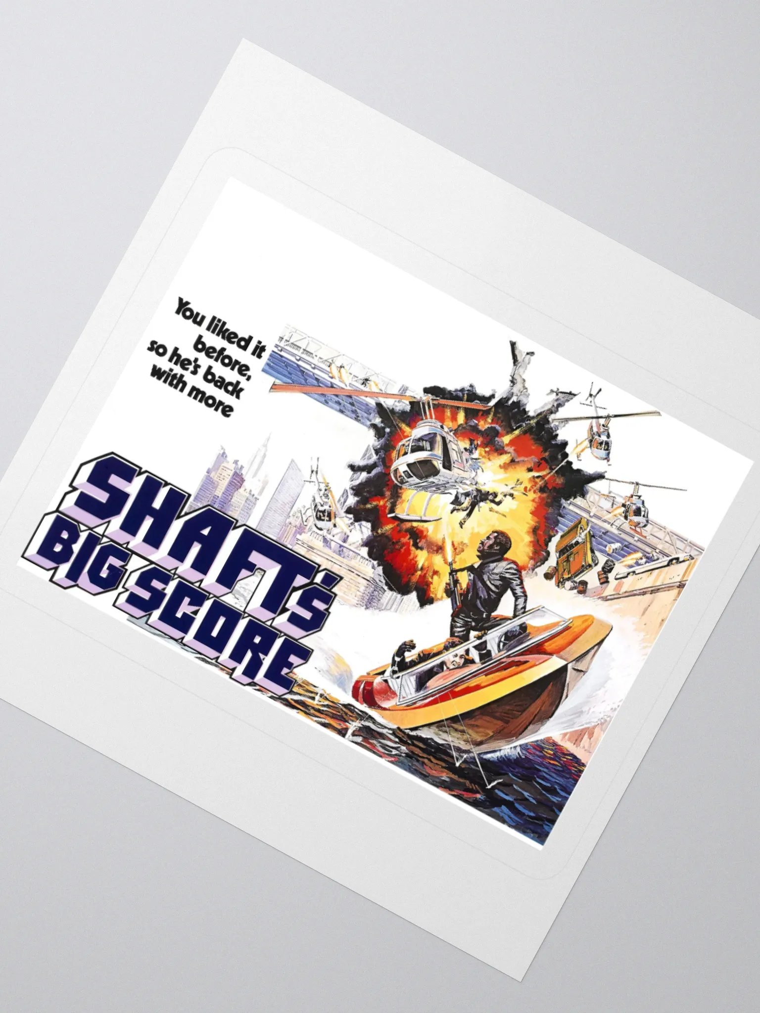 Shaft's Big Score | Kiss Cut Sticker product image (2)