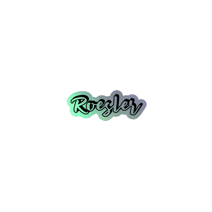 Roesler Holographic Sticker Set product image (1)