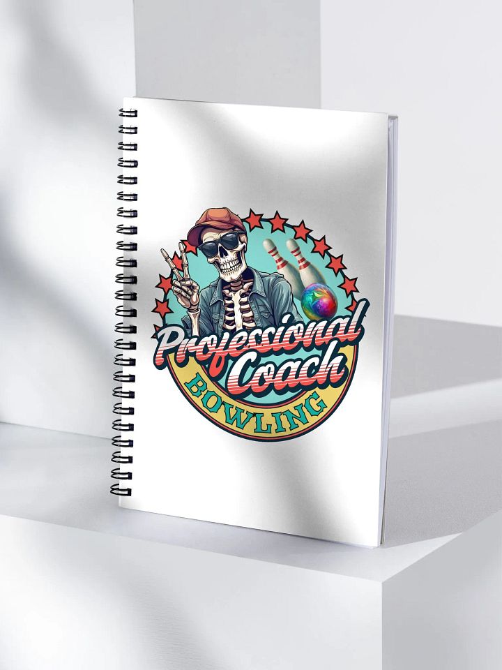 Professional Coach Bowling Skeleton Notebook product image (1)