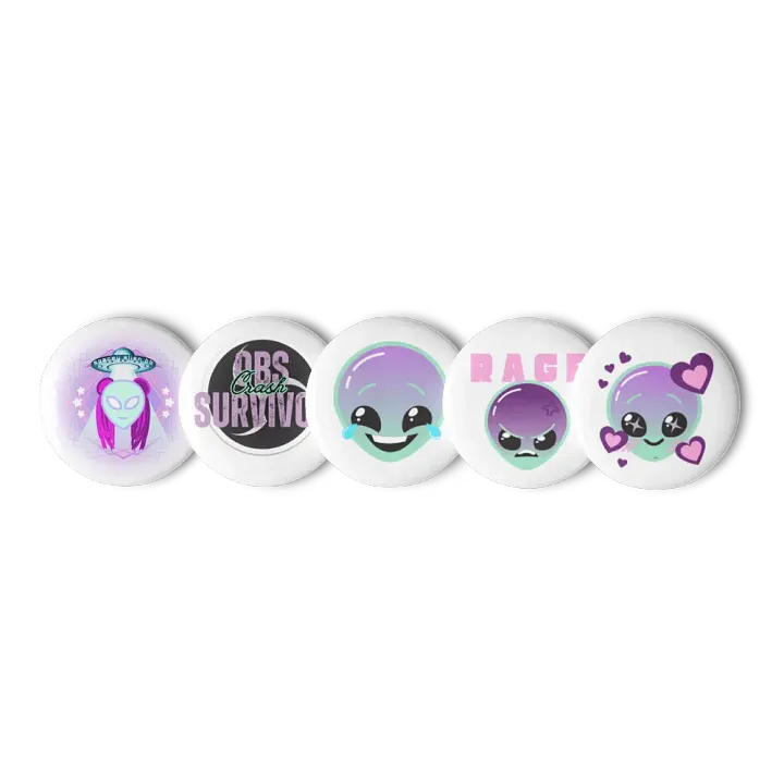 SpaceyAlienbb Button/Pin Set product image (1)