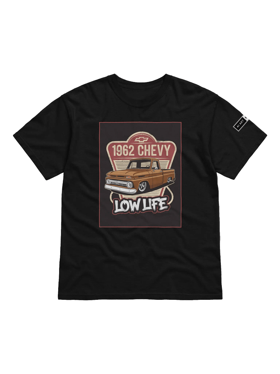 "1962 CHEVY LOW LIFE" 100% cotton T-shirt product image (1)