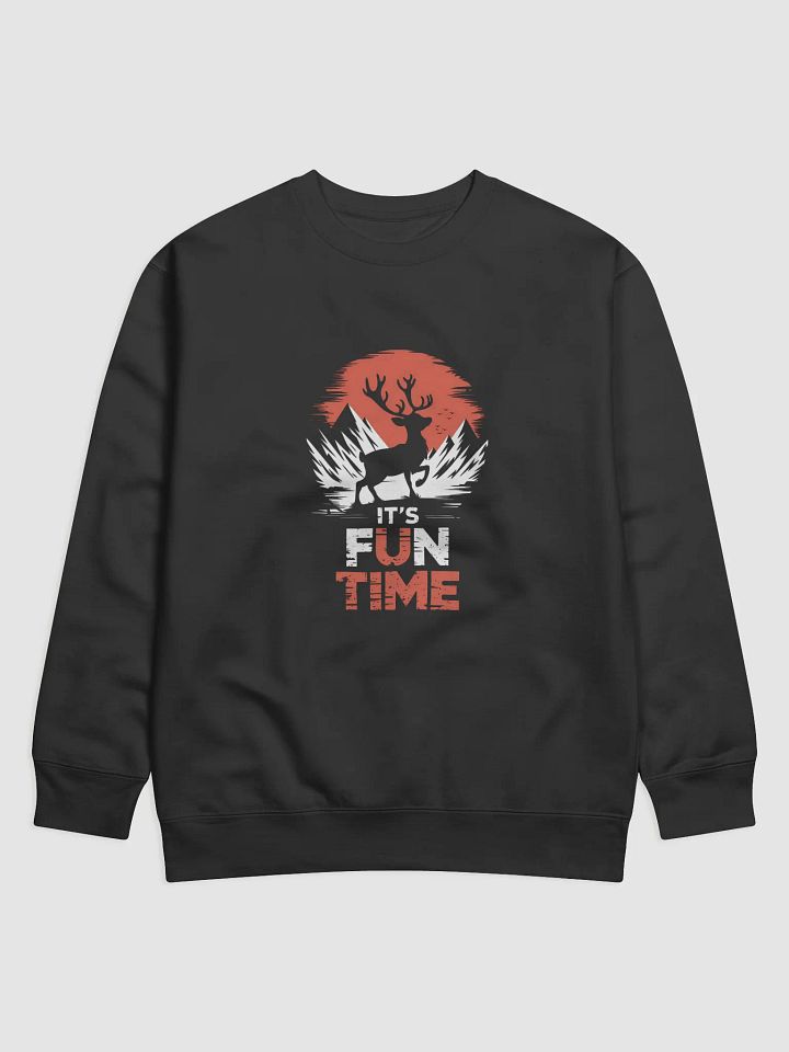It's Fun Time Sunset Reindeer Christmas Sweatshirt product image (1)